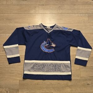 Canucks Kids Jersey - Blue and Gray